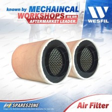 2 x Wesfil Air Filters for Audi A8 D4 3.0L 4.2L CDTA CTBA CTBD CTEC V6 V8 10-18
