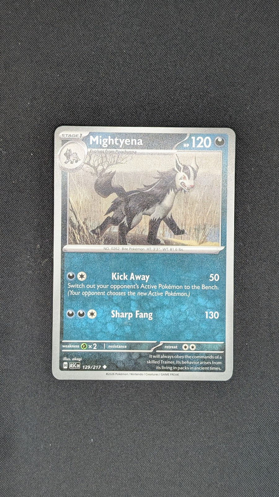 ME: Ascended Heroes #129/217 Mightyena