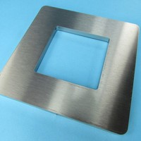 Ronde Ankerplatte Vierkantrohr Edelstahlrohr 60X60 Mm Geschliffen 118X118 Mm V2A