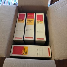 Lot of 4 Vintage Kodak Carousel 140 Slide Trays in Original Boxes - Used