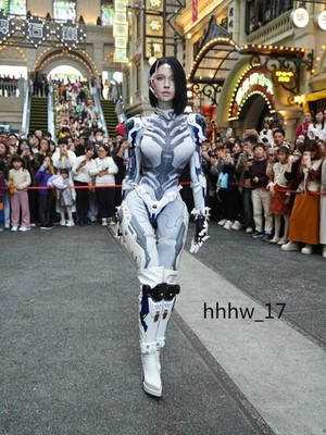 Mecha Girl Cyberpunk Cosplay Costume Clothing Suit Holloween  Plus Size