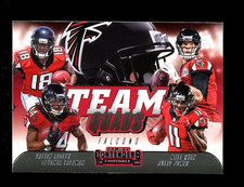 2018 Panini Contenders Team Quads #TQ-9 Falcons Matt Ryan Julio Jones Ridley