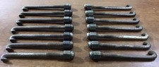 14 Antique Banjo Round Hooks w/ Nuts Parts Pr...