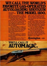 Remington Model 1100 You'll call it AUTOMAGIC print ad
