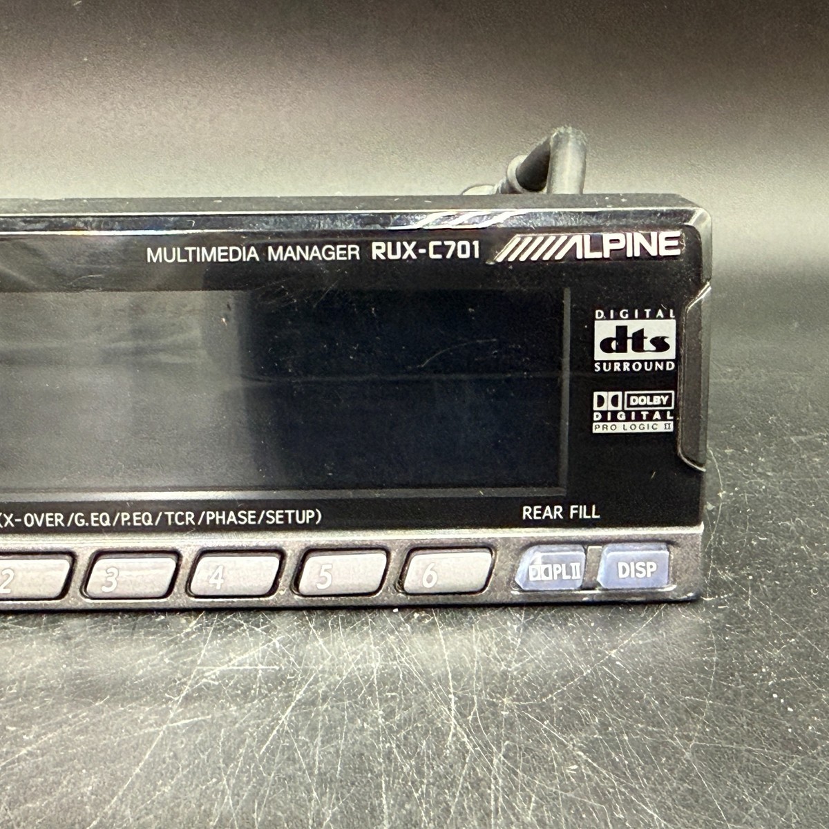Alpine RUX-C701 PXA-H701 Digital Sound Processor DSP Set Car Audio