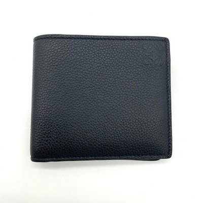 小物 LOEWE Anagram Leather Bifold Long Wallet Loewe bi-fold wallet, Anagram Vertical, leather, black. | eBay