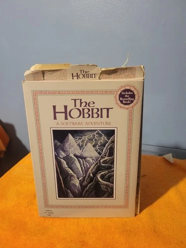 RARE Vintage Commodore 64 The Hobbit A Software Adventure Video Game Box  Guide