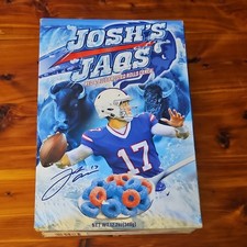 Josh's Jaqs Buffalo Bills Josh Allen Vintage Original Cereal Box Football