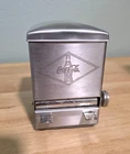 Vintage Coca Cola Logo Stainless Steel Turn Knob Toothpick Dispenser