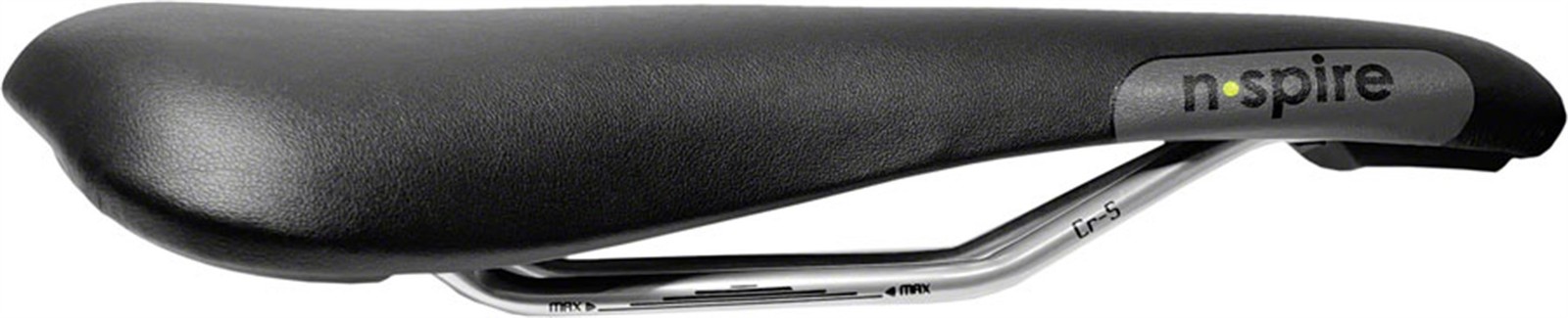 Седло Smanie NSpire - Хромированное спортивное покрытие из полиуретана Черный 146 6490₽