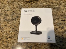 Eve Cam  Apple Home Smart Indoor Camera 1080p Resolution Motion Sensor, Black