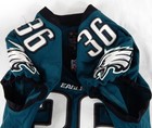 2024 Philadelphia Eagles Cameron Latu #36 Game Used Green Jersey 50 945 — photo 8