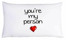 You're My Person Pillowcase Anatomy (1 Queen Pillowcase)