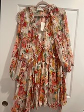 Zimmerman Mae Frill Billow Dress- New with Tags Size US 10