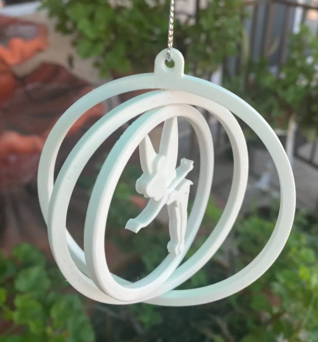 未使用 Disney Tinkerbell Spinning Ornament Disney Tinkerbell Spinning Hanging Decoration Ornament | eBay