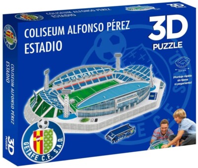 Getafe CF SAD Coliseum Alfonso Perez Estadio Stadium 3D Jigsaw Puzzle (pli)