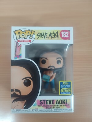 Steve Aoki #182 Funko Pop, guter Zustand