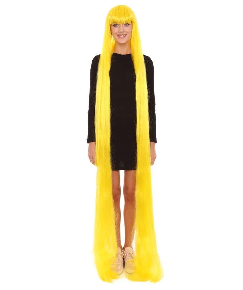 70" Extra Long Straight Wig with Bang Cosplay Party Fancy Hair Multiple Colors - Image 4 of 4