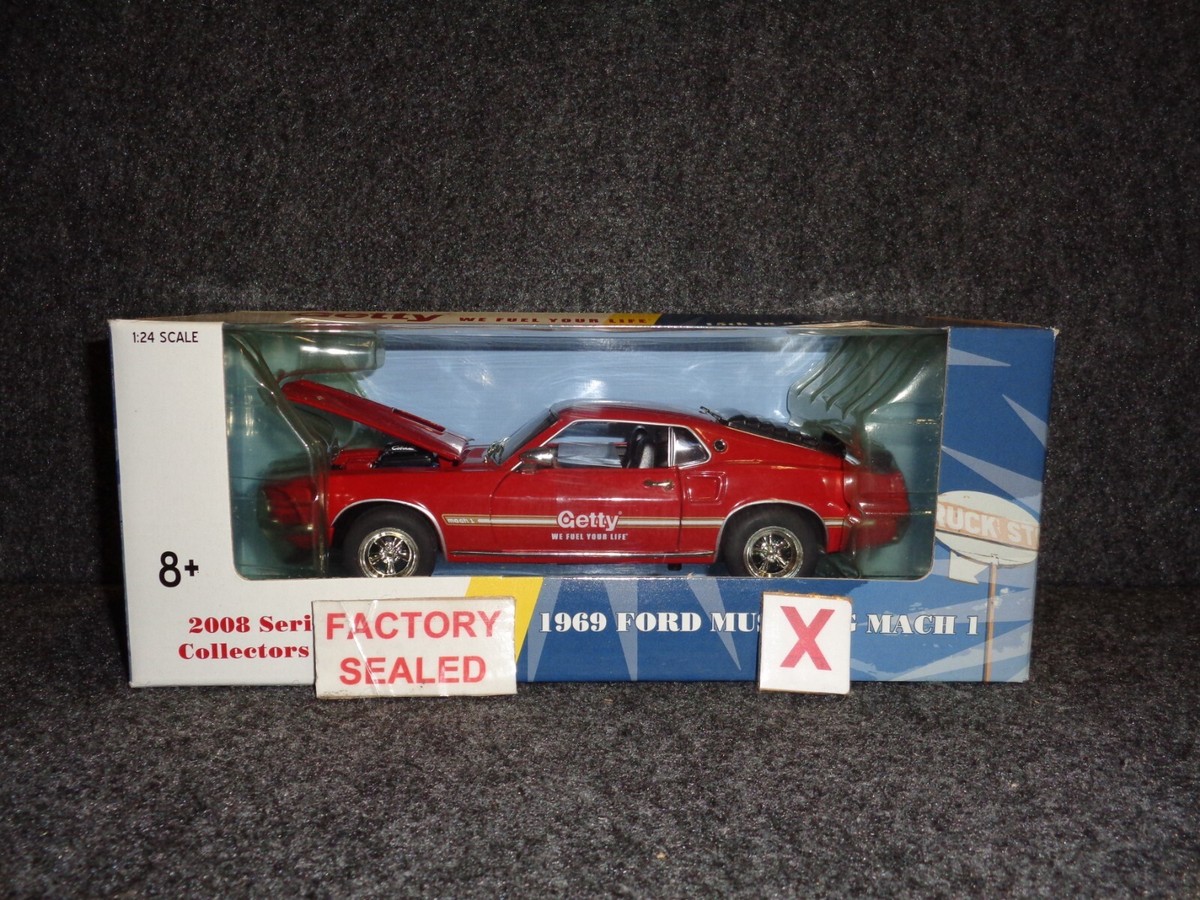 1969 FORD MUSTANG MACH 1 DIECAST 1:24 ERTL Getty Gasoline