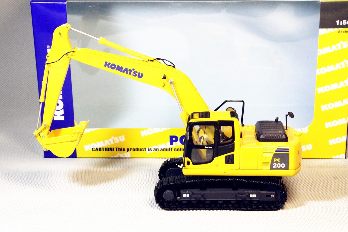 1/50 Scale Komatsu PC200 Hydraulic Excavator Diecast Model Toy