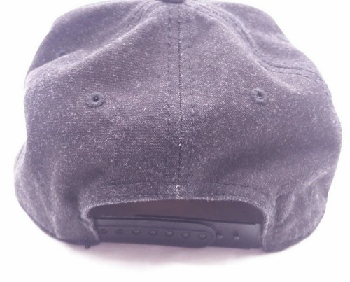 Zoo York Hat Snapback Cap Adjustable Strap Back Black Gray Hat Elephant Print - Picture 6 of 10