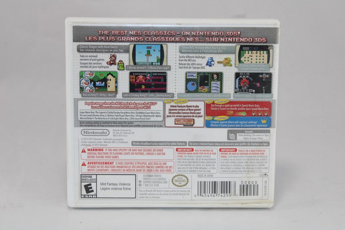 NES Remix Pack (Nintendo Wii U, 2014) Game Nintendo Selects Complete In Box CIB