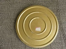 Vintage Empty Film Can Tin Round Container