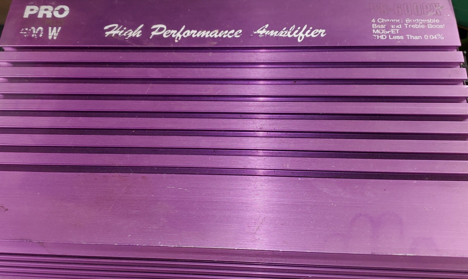 Pyramid Amplifier PB-600PX Pro 600 W Amp (Tested)