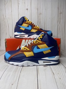nike air trainer sc high orange blue