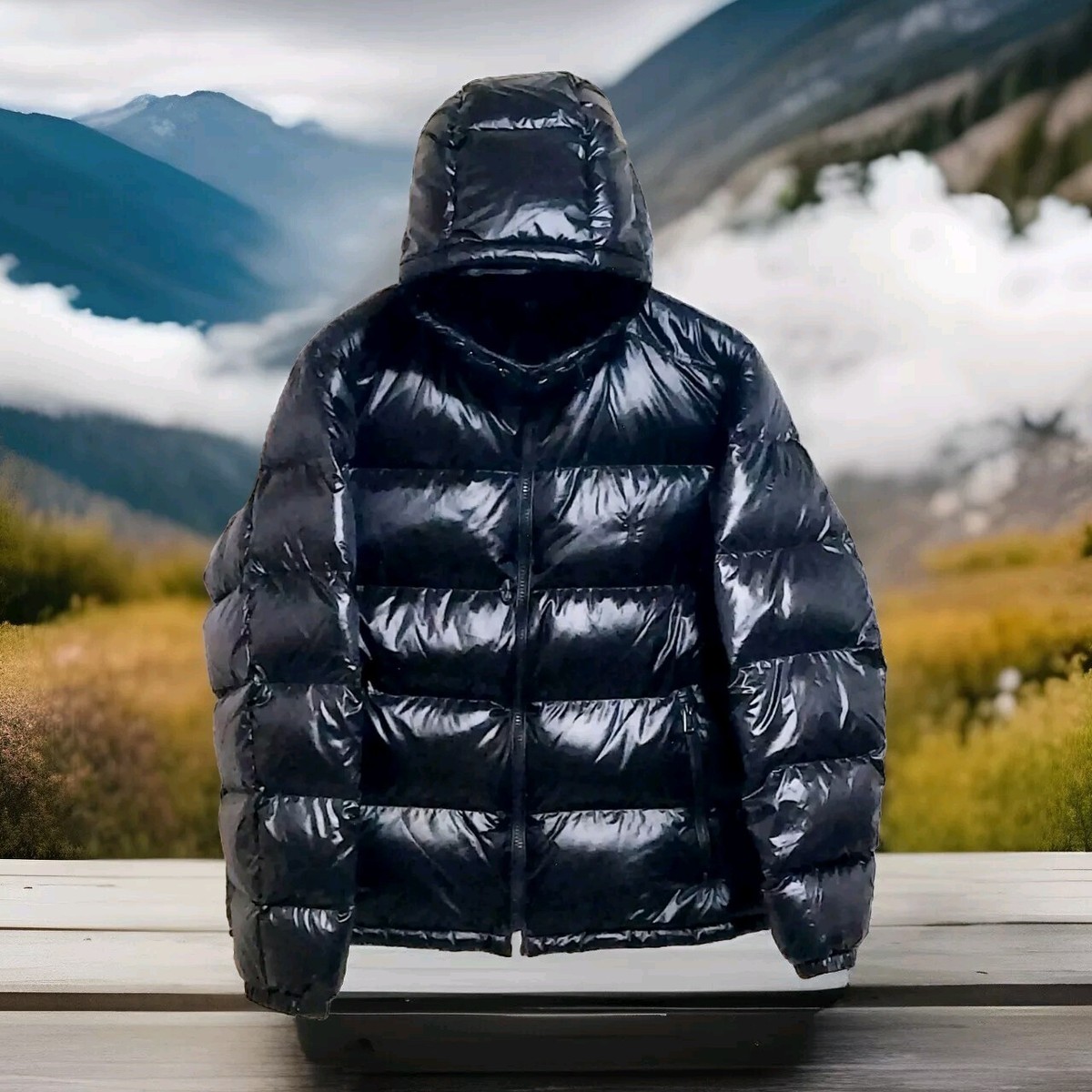 Polo Ralph Lauren Men's Water-Repellent Down Jacket BLACK Polo Ralph Lauren Men's Water-Repellent Down Jacket BLACK
