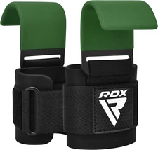 Weight Lifting Hooks by RDX, Wrist Straps, Gym Hooks, Weight Lifting Accessories