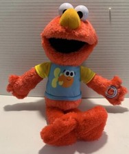 Sesame Street 13" Sing Along Elmo Plush Baby Elmo, Interactive Melodies, Lights.