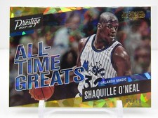 SHAQUILLE O'NEAL 2017-18 PRESTIGE ALL-TIME GREATS GOLD! #09/10! SSP! MAGIC!