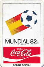 CALENDARIO BOLSILLO COCA-COLA 1982 ESPAÑA FÚTBOL MUNDIAL PORTUGAL NARANJITO