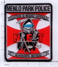 California - Menlo Park Narcotics Enforcement Team Police Patch
