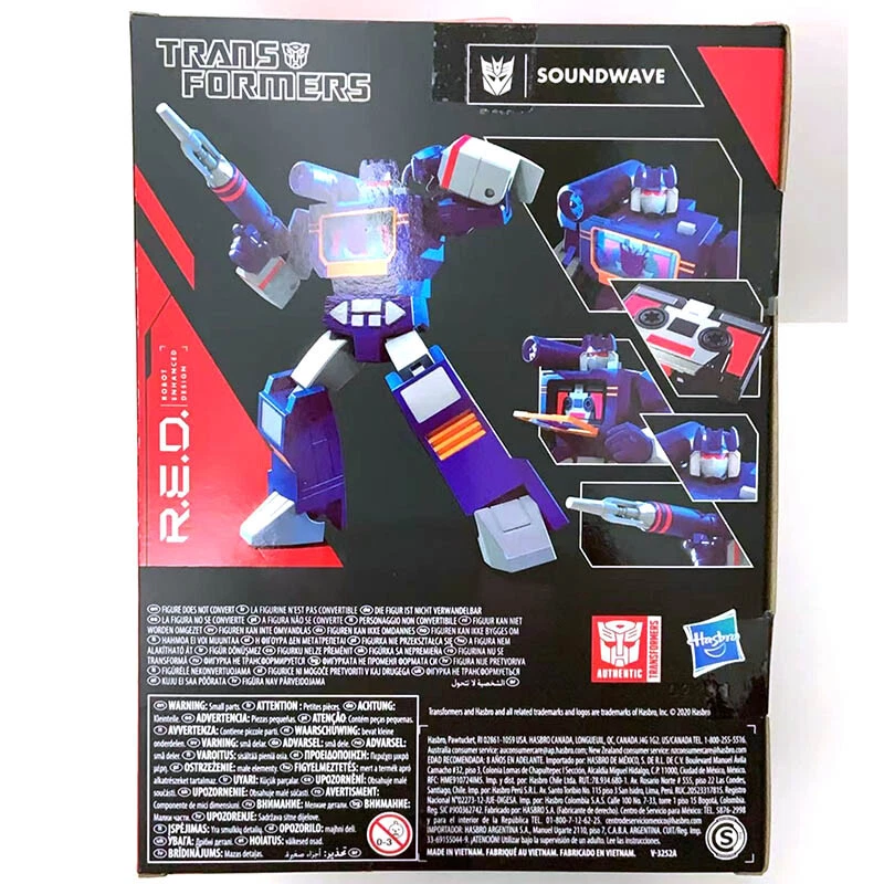 Transformers R.E.D. Series G1 Soundwave Action Figure Hasbro Official In Stock - Image 3 of 4