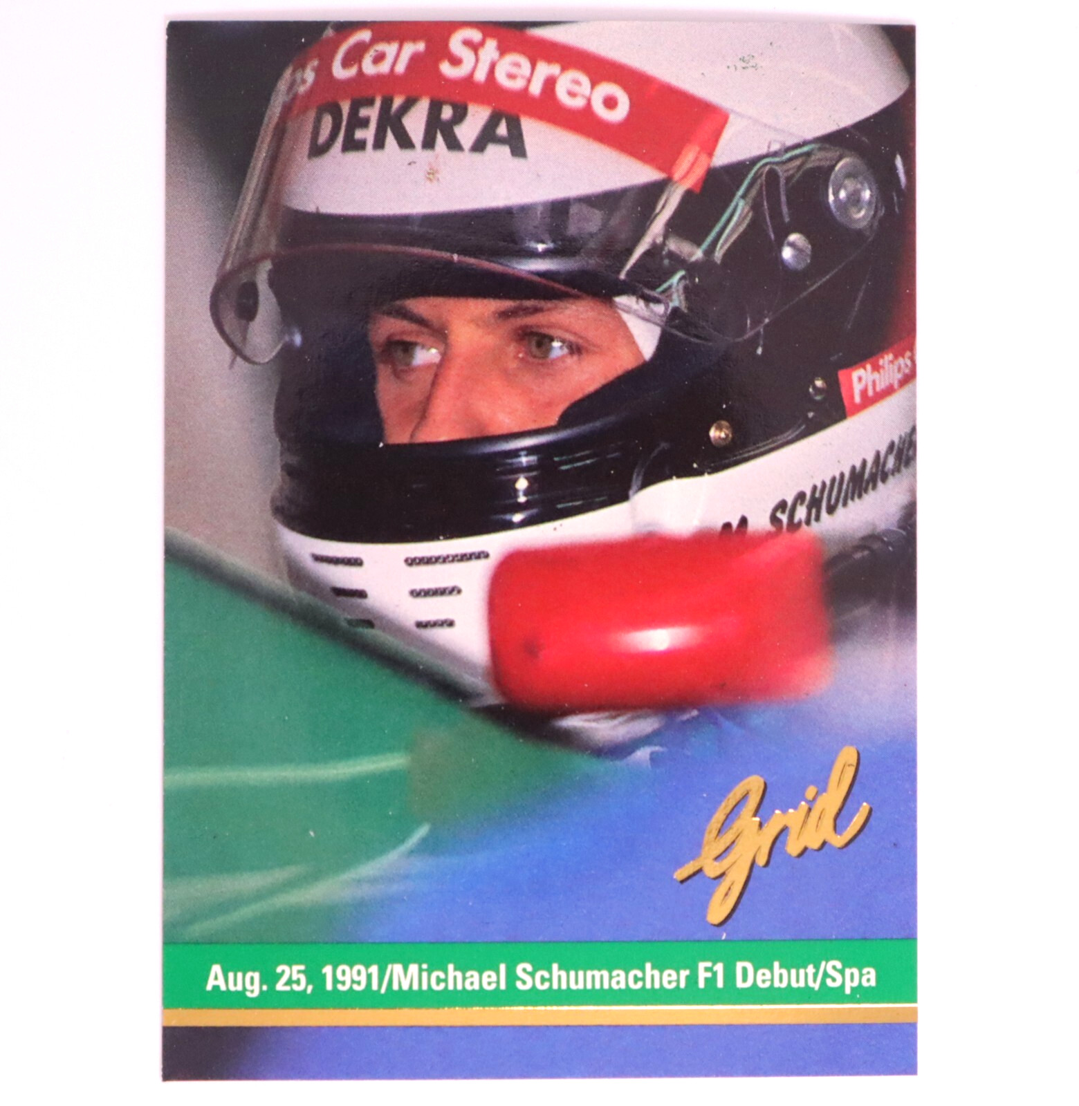 F1 Formula 1 Grid 1992 Michael Schumacher #194 Debut Spa Rookie Card