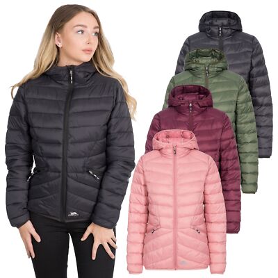 trespass black puffer jacket