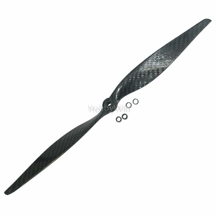 14x6 Carbon Propeller for RC Airplane Beginner Warbird Sporter Electric Blade - Image 2 of 4