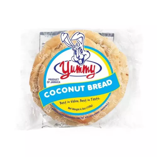 Jamaica Yummy Coconut Bread is freshly baked pack of 6