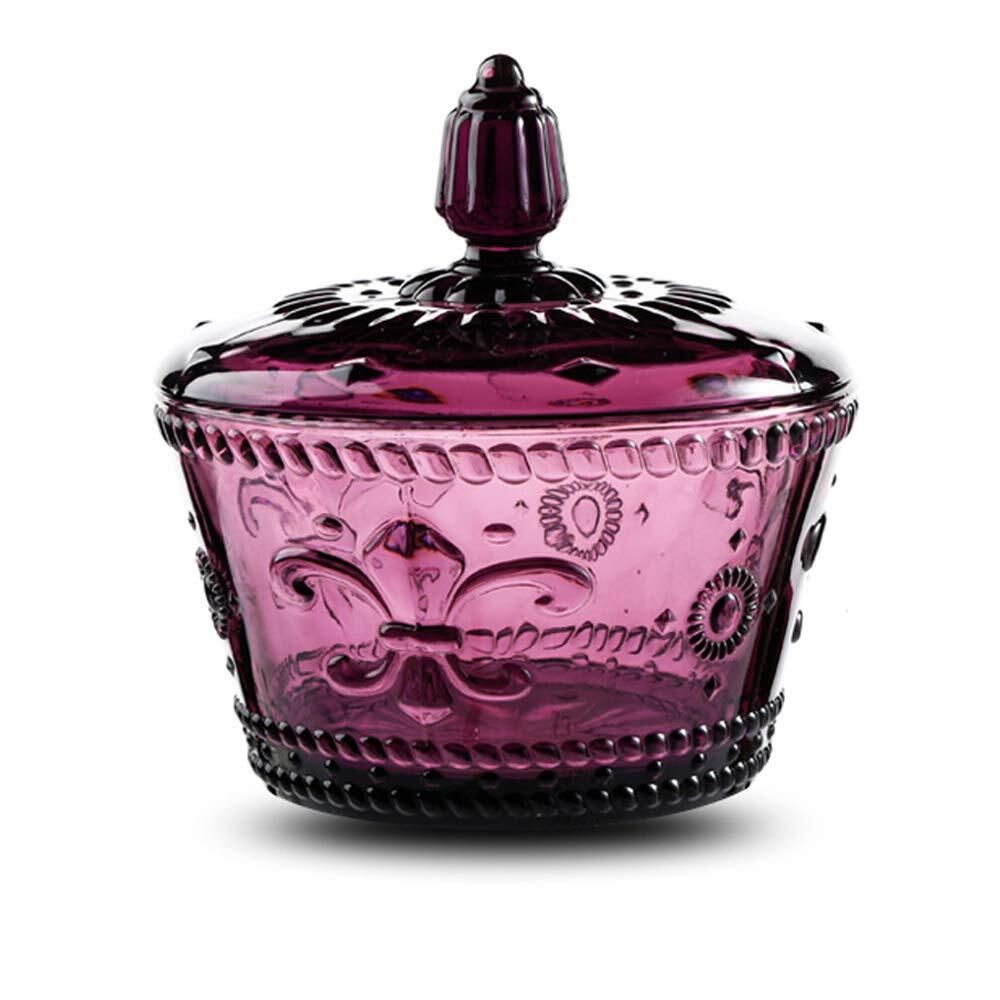 Crystal Candy Jar with Lid Glass Apothecary Jar Candy Buffet Jar Food Jar