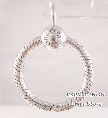 Silver Small O Necklace PENDANT 398296 