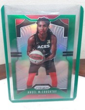 2020 Panini Prizm WNBA Green Prizm Angel McCoughtry #10