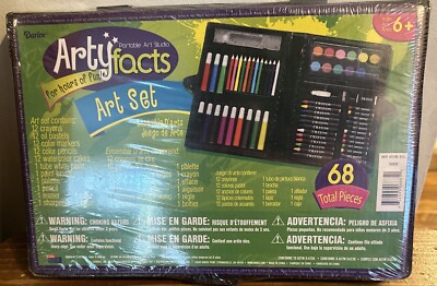 NIP DARICE 68 PIECE ARTYFACTS ART SET PORTABLE ART STUDIO