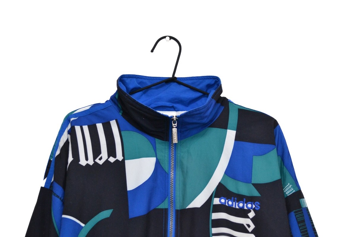 90’s Adidas track jacket 90s Adidas Vintage Men's Track Jacket - Medium Black Polyester | eBay
