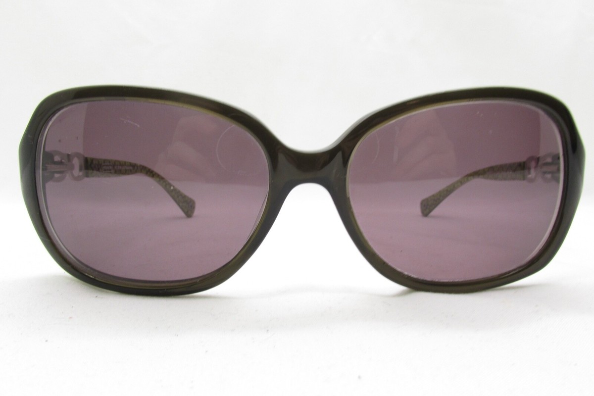 Coach Black Sunglasses with Pink Patterned Temples. Beatrice HC 8019. HC8019 BEATRICE Sunglasses - Coach Authorized Retailer  main image 3