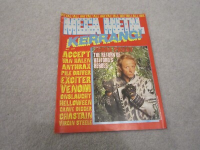 Kerrang ! Mega Metal magazine ,No 2 , 1986