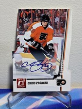 2010-11 Panini DONRUSS Hockey CHRIS PRONGER #142 DIE-CUT GEMS AUTO SP 05/25