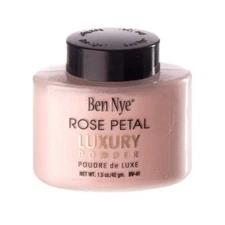 Ben Nye Rose Petal Luxury Translucent Powder, New TALC FREE formula 1.2 Oz