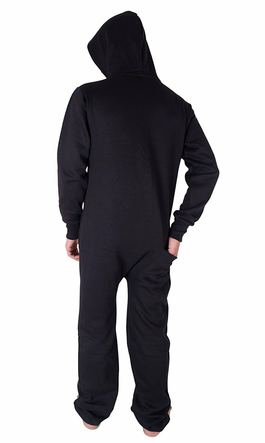 New Unisex Mens Women's Plain Full Zip 1Onesie All In One Piece Fleece